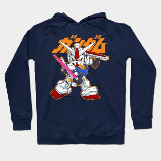 Mini Gundam Hoodie by WahyudiArtwork